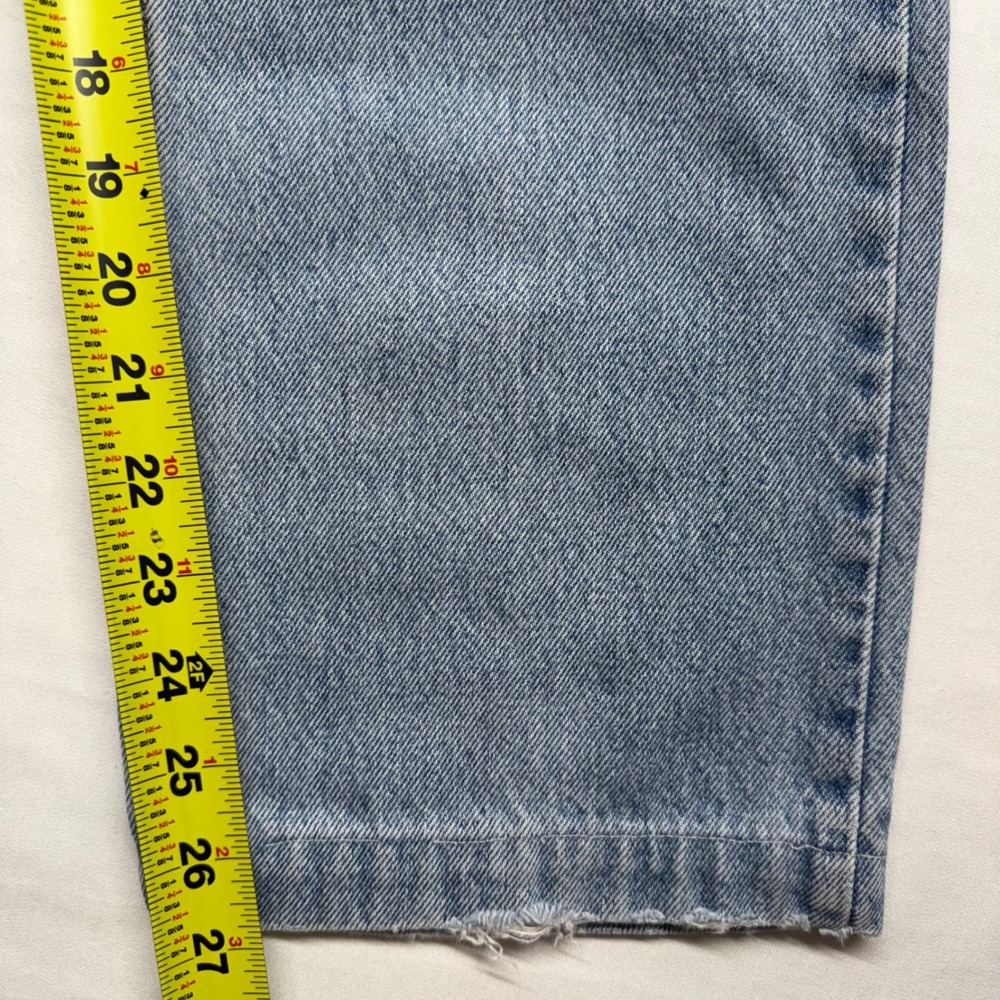 Levi's 505 Jeans 32x32 Light Wash Straight Leg Vintage Fade Distressed Y2K - Picture 11 of 11